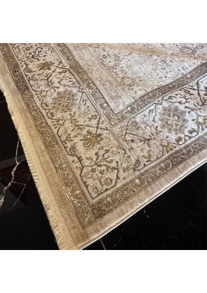 Elexus Halı Woolly 4127 Krem Modern Salon Halısı indirimleri