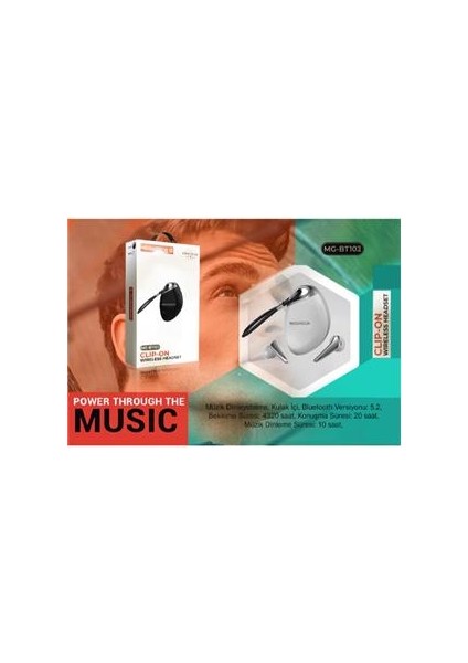 MG-BT101 True Bluetooth Earphone Kablosuz Kulaklık modelleri