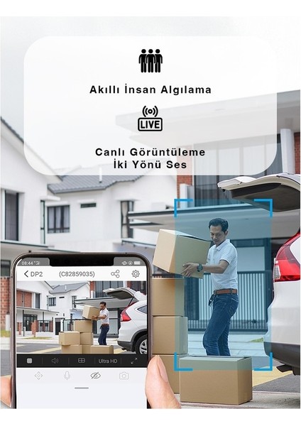Cs-Dp2 2mp Wi-Fi Akıllı Kapı Görüntüleyicisi fiyatları