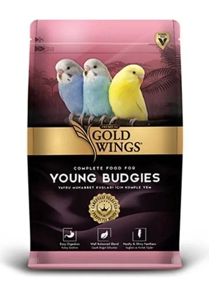 Gold Wings Premium Yavru Muhabbet Kuşu Yemi 1 kg