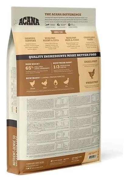 Acana Homestead Harvest Tavuklu ve Hindili Yetişkin Kedi Maması 1.8 kg fiyatları