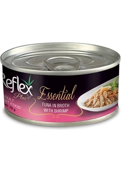 Reflex Plus Ton Balık ve Karidesli Yetişkin Konserve Kedi Maması 70 gr