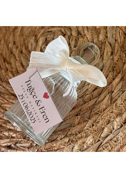 Cam Şişede Kolonya - Düğün, Nişan, Söz, Kına, Doğum Günü Hediyelikleri - 50 Adet modelleri