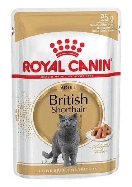Royal Canin British Shorthair Adult Pouch Konserve Kedi Maması 85 gr