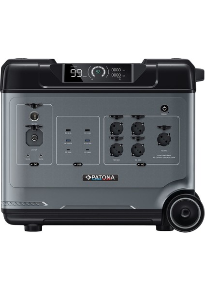 9973 Powerstation 5000 Pro | 5120Wh LiFePO4 Taşınabilir Güç İstasyonu – 4000W Çıkış, AC/DC, USB-C PD100W – Ev, Karavan, Kamp ve Acil Durum Kullanımı fiyatları