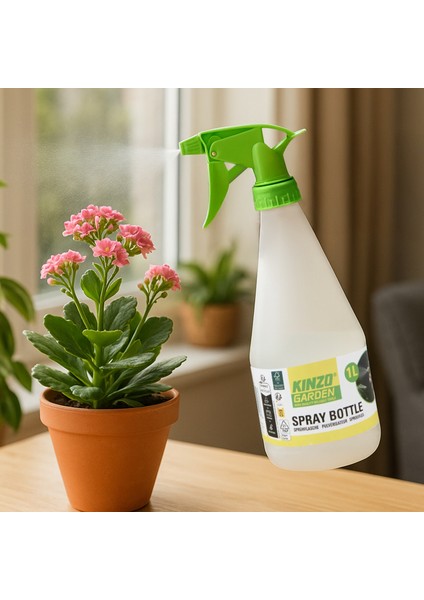 Sprey Başlıklı Çiçek Sulama Aparatı - Beyaz