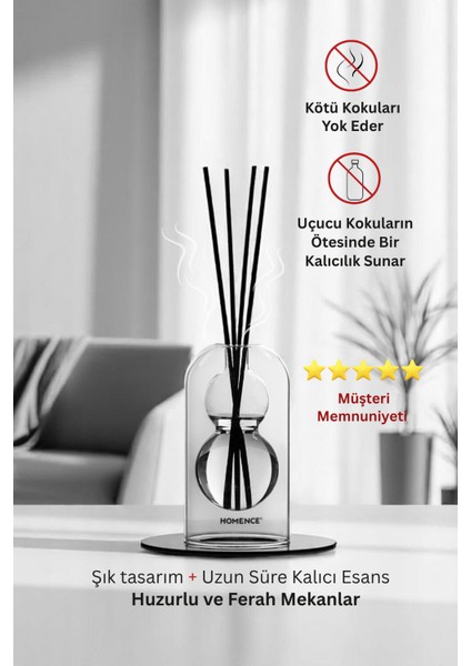 Beyaz Adalar Bambu Çubuklu Oda Kokusu Dekoratif Şişeli 100 ml