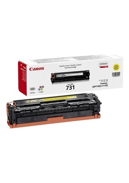CRG-731Y Yellow Sarı 1.500 Sayfa Toner LBP7110 MF628-8230-8280 modelleri