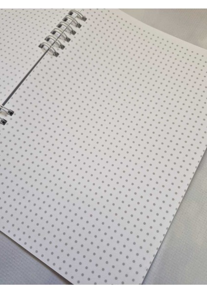 A5 Boyut Spiralli Soft Pembe 3'lü Set Not Defteri - Noktalı modelleri