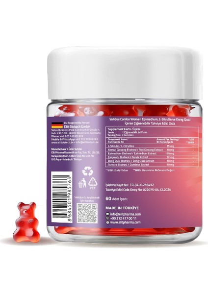 Combo Women 60 Gummies fiyatları