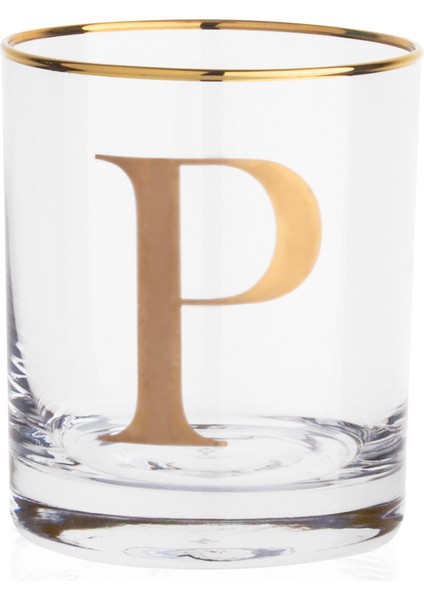 P Harfi 300 ml Viski Bardağı 9-01010623