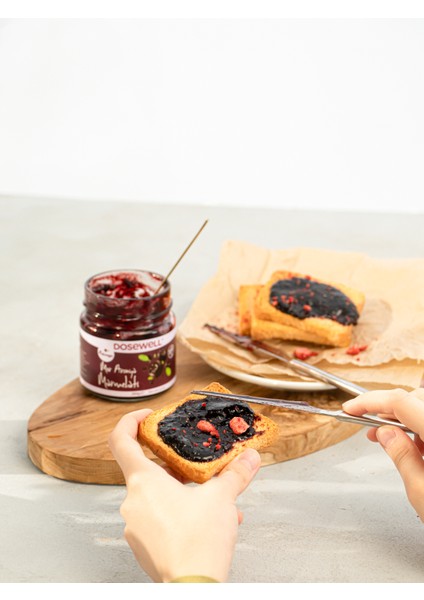 Mor Aronya Reçeli, Marmelatı ve Dosewell %100 Fıstık Ezmesi Paketi | Antioksidan ve Protein Kaynağı fiyatları
