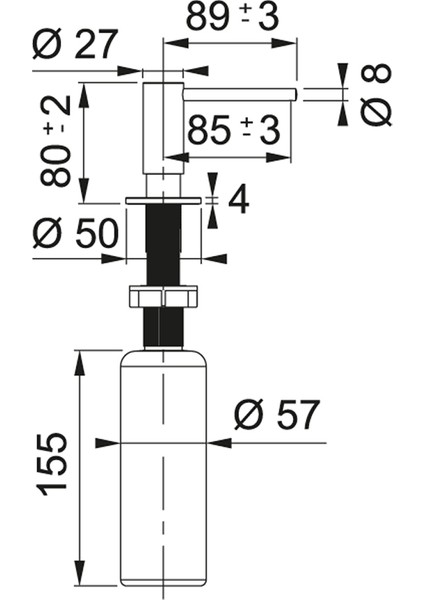 Matte Black Active Sm Sıvı Sabunluk (119.0547.906) fiyatları