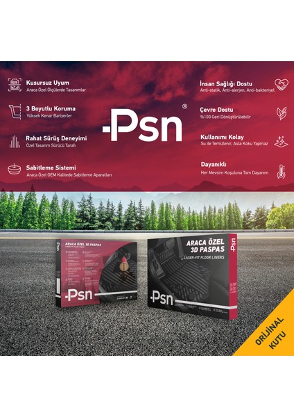 Seat Leon 3 (2012-2020) İle Uyumlu - Araca Özel 3D Paspas - PSN101 2013 2014 2015 2016 2017 2018 2019 indirimleri