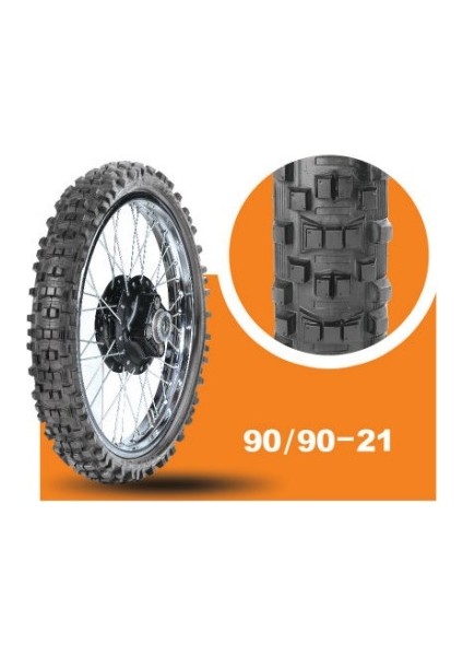 IRAN YASA TIRE & RUBBER HONDA CRF, MONDIAL, HERO X, KAWASAKI KLX, 90/90-21 TT Tubetype Enduro Lastik
