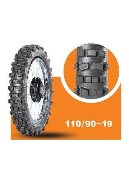 IRAN YASA TIRE & RUBBER YAMAHA, HONDA CRF,SUZUKI, KTM250, 110/90-19 TT Tubetype Enduro Lastik