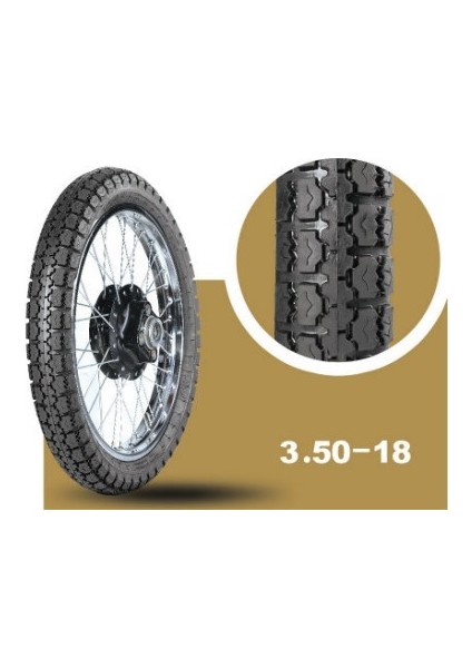 IRAN YASA TIRE & RUBBER IRAN YASA TIRE & RUBBER Rus Desen 350-18 Tt (Tubetype - Iç Lastikli Tip)