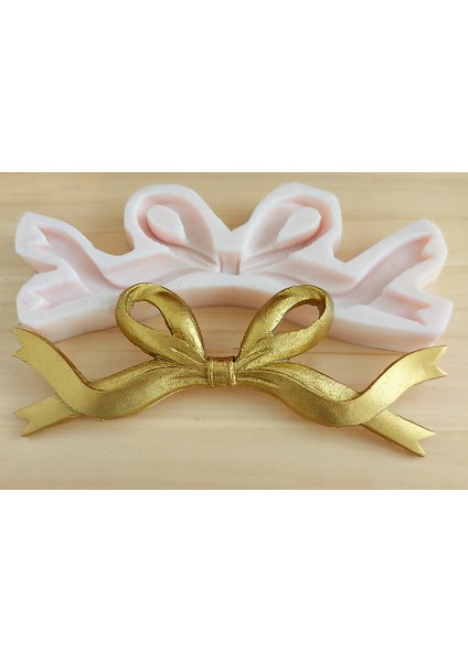 20cm Kurdele Fiyonk Silikon Kalıp K-482, Polyester Reçine Çimento Taş Tozu Alçı Kalıbı