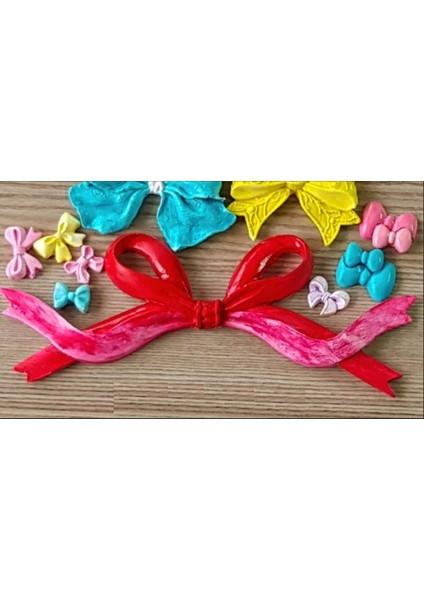 20cm Kurdele Fiyonk Silikon Kalıp K-482, Polyester Reçine Çimento Taş Tozu Alçı Kalıbı