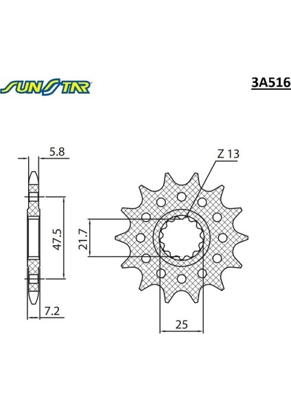 Ön Dişli Kawasakı Zx-6r Nınja 636CC Dişli Sayısı : +1 2019-2024 fiyatları
