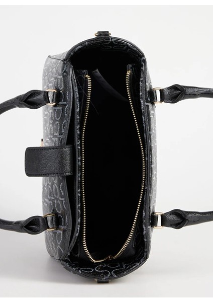 05PC24K817-PMN Çanta Siyah Kadın Omuz Çantası