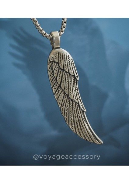 Paslanmaz Çelik Kanat Kolye Ucu