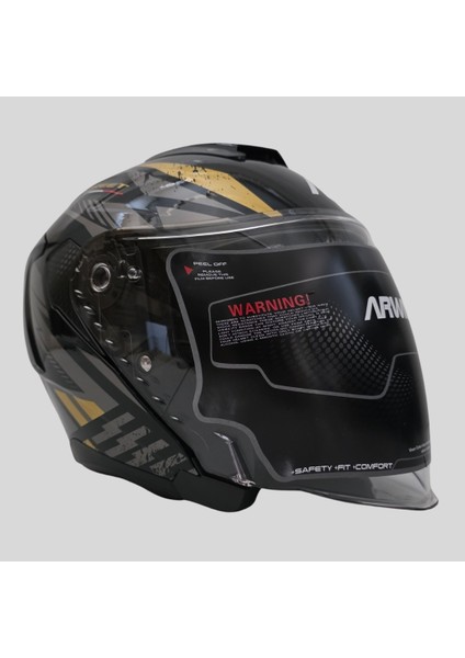 Street Model Yarım Motosiklet Kaskı – AR836