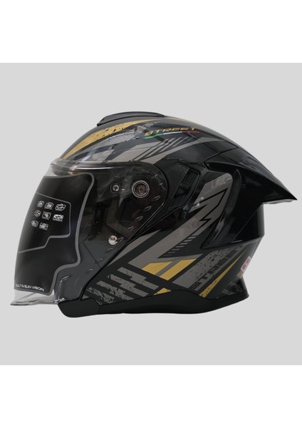 Street Model Yarım Motosiklet Kaskı – AR836 fırsatları