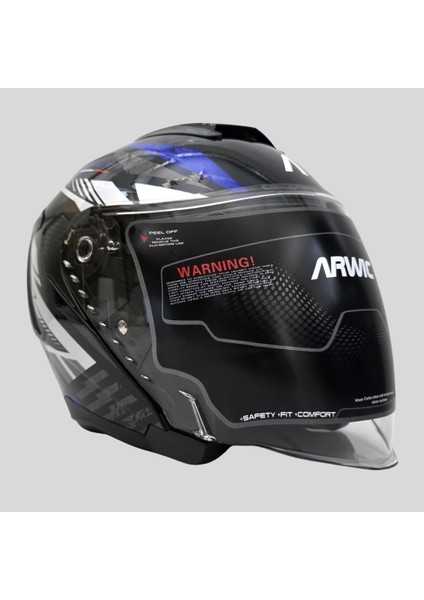 Street Model Yarım Motosiklet Kaskı – AR836