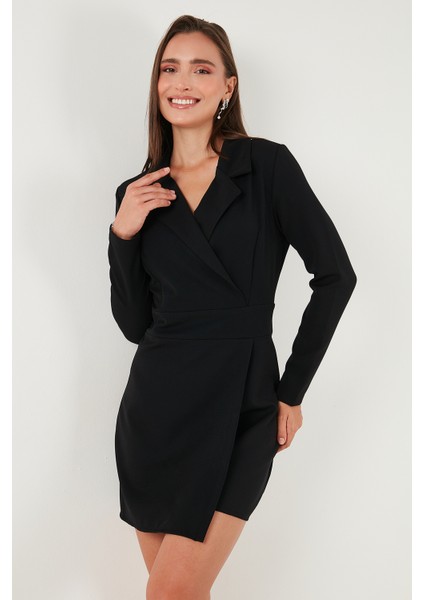 Regular Fit Mono Yaka Mini Boy Uzun Kollu Abiye Elbise Bayan ELBİSE 611EL749 indirimleri