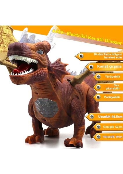 Elektrikli Dinozor Oyuncak Modeli (Yurt Dışından)