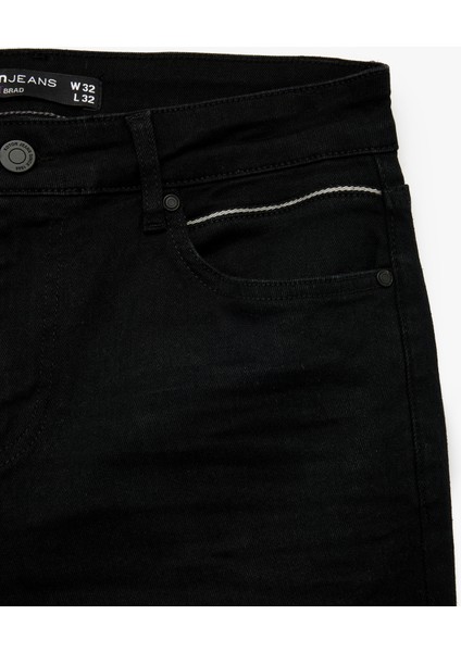 Pamuklu Normal Bel Slim Fit Jean Pantolon - Brad Jean fırsatları