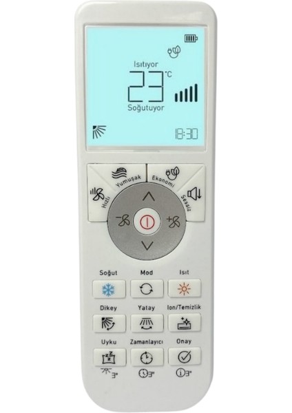 Arçelik Uyumlu Yeni Tip 5401568403 Beyaz Klima Kumandası