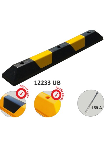 Oto Park Araç Stoperi Ppc 110X15X10 cm fiyatları