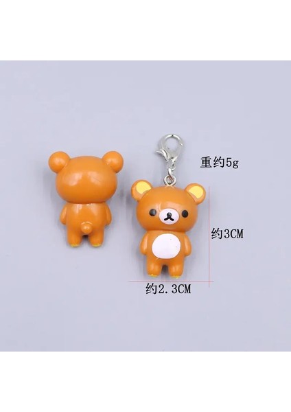Rilakkuma Anahtar Zinciri Çift Rahat Ayı Sevimli Anahtar Zincirleri Yeni Çanta Araba Anahtarları Yüzük Kolye Dekor Çocuk Oyuncakları En Iyi Arkadaş Renk: 5 (Yurt Dışından)