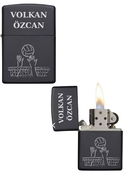 Kişiye Özel Voleybol Model Metal Çakmak