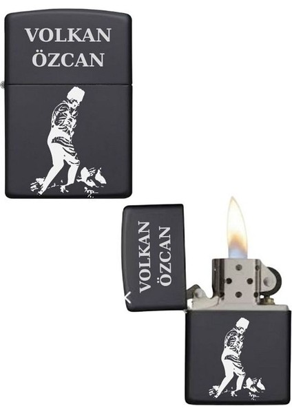 Kişiye Özel Atatürklü Metal Çakmak