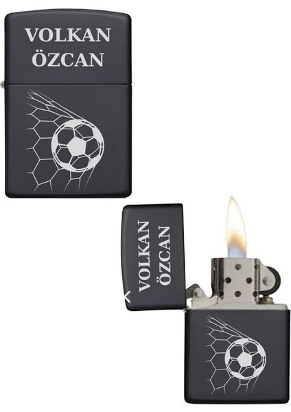Kişiye Özel Fotbol Model Metal Çakmak