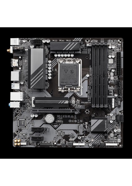 Gıgabyte B760M DS3H Ax, Rev.1.0, 4xddr5, 2xm.2, 2xdp, Hdmı, Type-C, Wi-Fi 6e, Bluetooth V5.3, 12-13-14.nesil, LGA1700 Soket, Anakart fiyatları