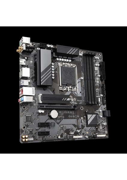 Gıgabyte B760M DS3H Ax, Rev.1.0, 4xddr5, 2xm.2, 2xdp, Hdmı, Type-C, Wi-Fi 6e, Bluetooth V5.3, 12-13-14.nesil, LGA1700 Soket, Anakart modelleri