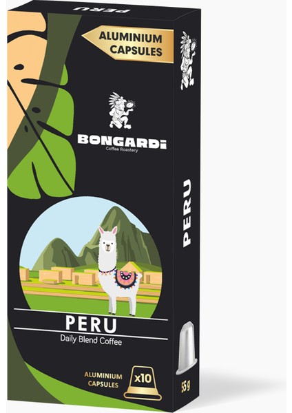 Peru Blend Alüminyum Nespresso Uyumlu Kapsül Kahve