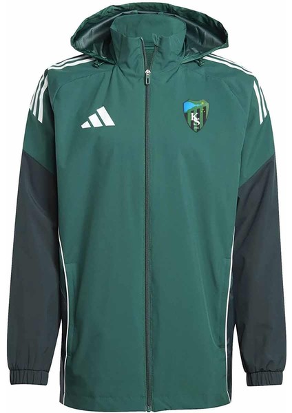 Kocaelispor Adidas JI8936 Antrenman Yağmurluk Yeşil-Siyah