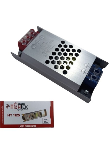 Hıghtek HT-1125 12V 10A Ultra Slim Trafo 2 Çıkışlı