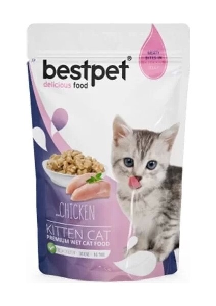 Bestpet Kitten Jelly Pouch Yavru Kedi Maması 85 gr
