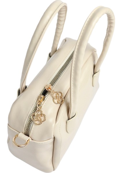 Krem Rengi Renk Kadın Omuz ve El Çantası - Şık ve Zarif Tasarım | Kumsal Allure