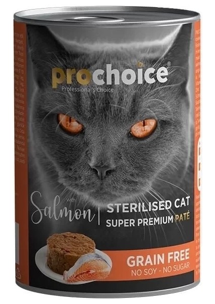 Pro Choice Sterilised Somonlu Kısırlaştırılmış Konserve Kedi Maması 400 gr