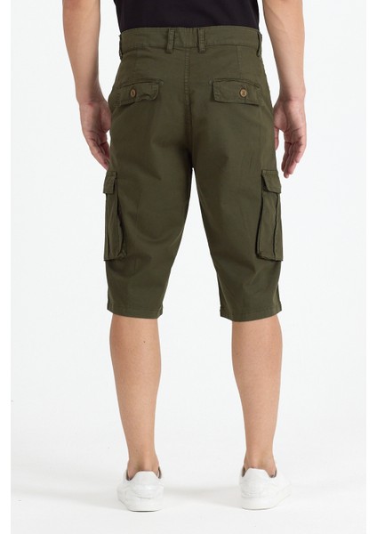 Erkek Kargo Cepli Diz Altı Uzun Şort Renk Bermuda Kapri fiyatları