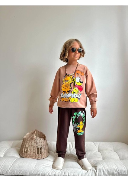 Baskılı Uzun Kollu Erkek Çocuk Alt Üst Takım