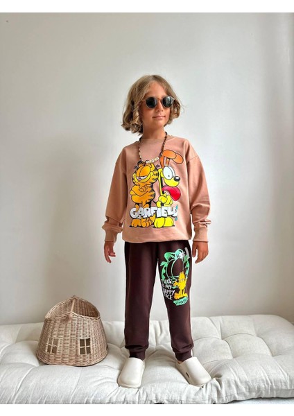 Baskılı Uzun Kollu Erkek Çocuk Alt Üst Takım modelleri