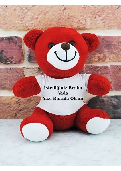 Kişiye Özel Peluş Ayıcık - Resimli Ayıcık - Sevgiliye Ayıcık - Kişiye Özel Ayıcık ( 25 cm ) fiyatları